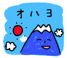 Mountain Fuji of stickers sticker #13915798