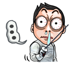 I am the Master of Fencing sticker #13916241