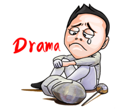 I am the Master of Fencing sticker #13916245