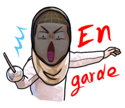 I am the Master of Fencing sticker #13916248