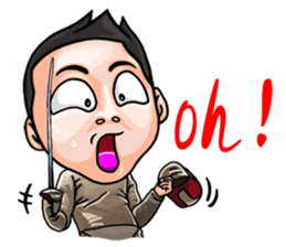 I am the Master of Fencing sticker #13916250