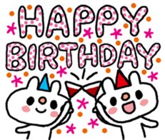 Usasan-HappyBirthday sticker #13916462