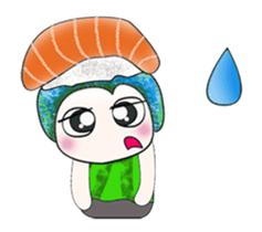 Mr. Hikurashi. I love Sushi. ^_^ sticker #13916897