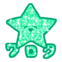 Sticker with lots of glittering gems sticker #13917313