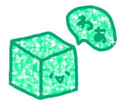 Sticker with lots of glittering gems sticker #13917325