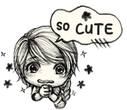 CW: Ivy Daily Life in Pencil sticker #13917491