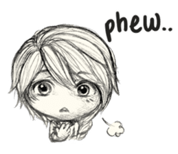 CW: Ivy Daily Life in Pencil sticker #13917494