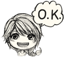 CW: Ivy Daily Life in Pencil sticker #13917495