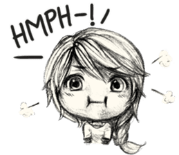 CW: Ivy Daily Life in Pencil sticker #13917497