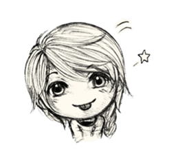 CW: Ivy Daily Life in Pencil sticker #13917498