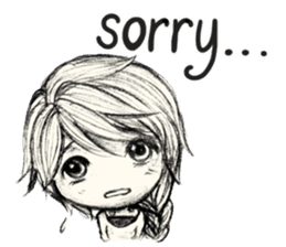 CW: Ivy Daily Life in Pencil sticker #13917503