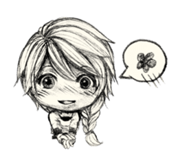 CW: Ivy Daily Life in Pencil sticker #13917504