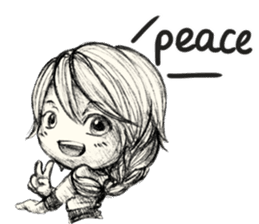 CW: Ivy Daily Life in Pencil sticker #13917505