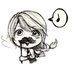 CW: Ivy Daily Life in Pencil sticker #13917507