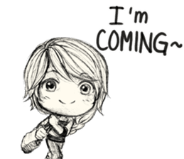 CW: Ivy Daily Life in Pencil sticker #13917509