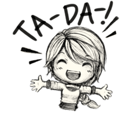 CW: Ivy Daily Life in Pencil sticker #13917514