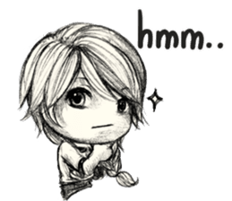 CW: Ivy Daily Life in Pencil sticker #13917515