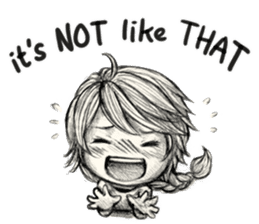 CW: Ivy Daily Life in Pencil sticker #13917517