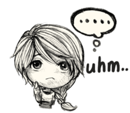 CW: Ivy Daily Life in Pencil sticker #13917520