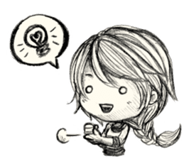 CW: Ivy Daily Life in Pencil sticker #13917521