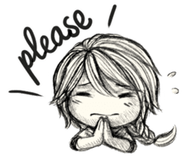 CW: Ivy Daily Life in Pencil sticker #13917522