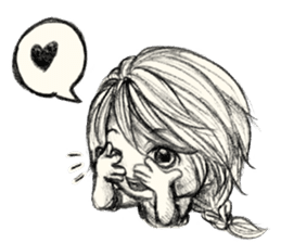 CW: Ivy Daily Life in Pencil sticker #13917525