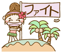 Day 5 of the Hawaiian Girl ocyame sticker #13917640