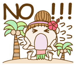 Day 5 of the Hawaiian Girl ocyame sticker #13917652