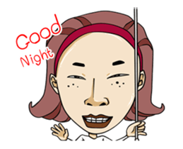 The talent face gang sticker #13917815