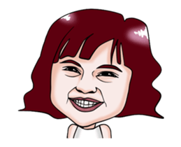 The talent face gang sticker #13917816