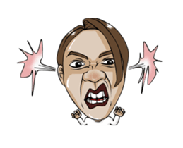 The talent face gang sticker #13917817