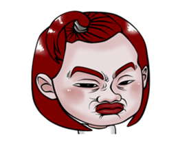 The talent face gang sticker #13917821