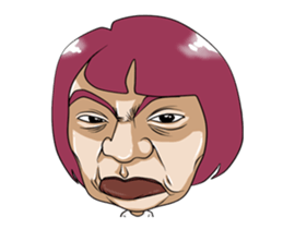 The talent face gang sticker #13917831