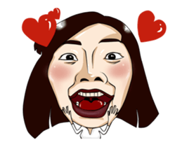 The talent face gang sticker #13917834