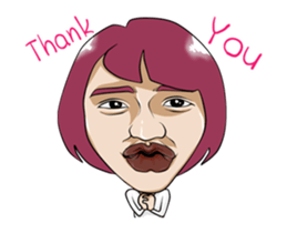 The talent face gang sticker #13917836