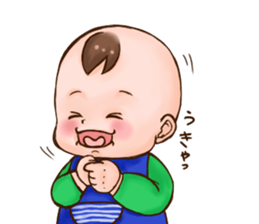 Childcare picture diary baby sticker #13918647