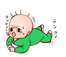 Childcare picture diary baby sticker #13918669