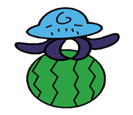 Paradise jellyfish2 sticker #13918973