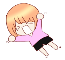 whim girl sticker #13918996