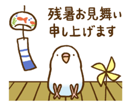 Budgie Greeting sticker #13919947
