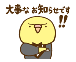 Budgie Greeting sticker #13919962