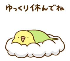 Budgie Greeting sticker #13919964