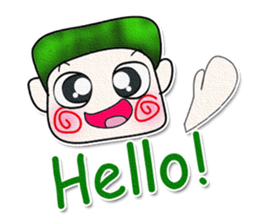 Hi!! My name is Kosuke.^__^ sticker #13920870