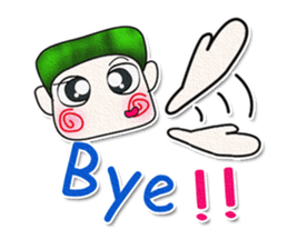 Hi!! My name is Kosuke.^__^ sticker #13920872