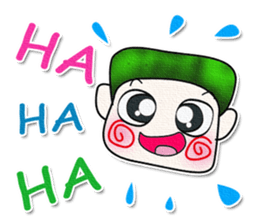 Hi!! My name is Kosuke.^__^ sticker #13920882