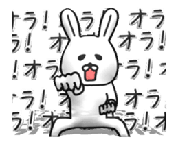 The sticker of rabbit like 3D sticker #13921044