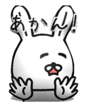 The sticker of rabbit like 3D sticker #13921052
