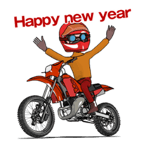 I love off-road motorcycle 2 Moving! sticker #13921140