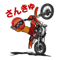 I love off-road motorcycle 2 Moving! sticker #13921147