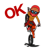 I love off-road motorcycle 2 Moving! sticker #13921148